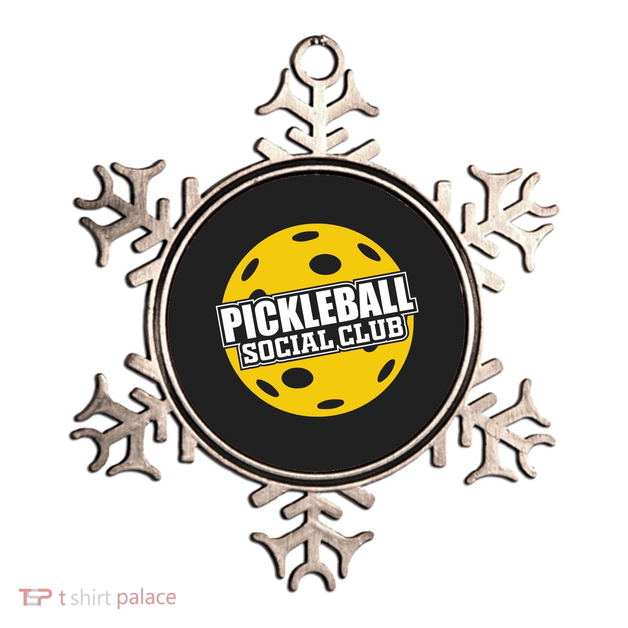 Pickleball Social Club Pickleball Gift Ornament