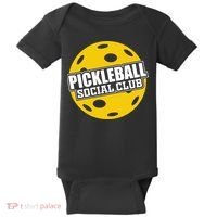Pickleball Social Club Pickleball Gift Baby Bodysuit thumb 0
