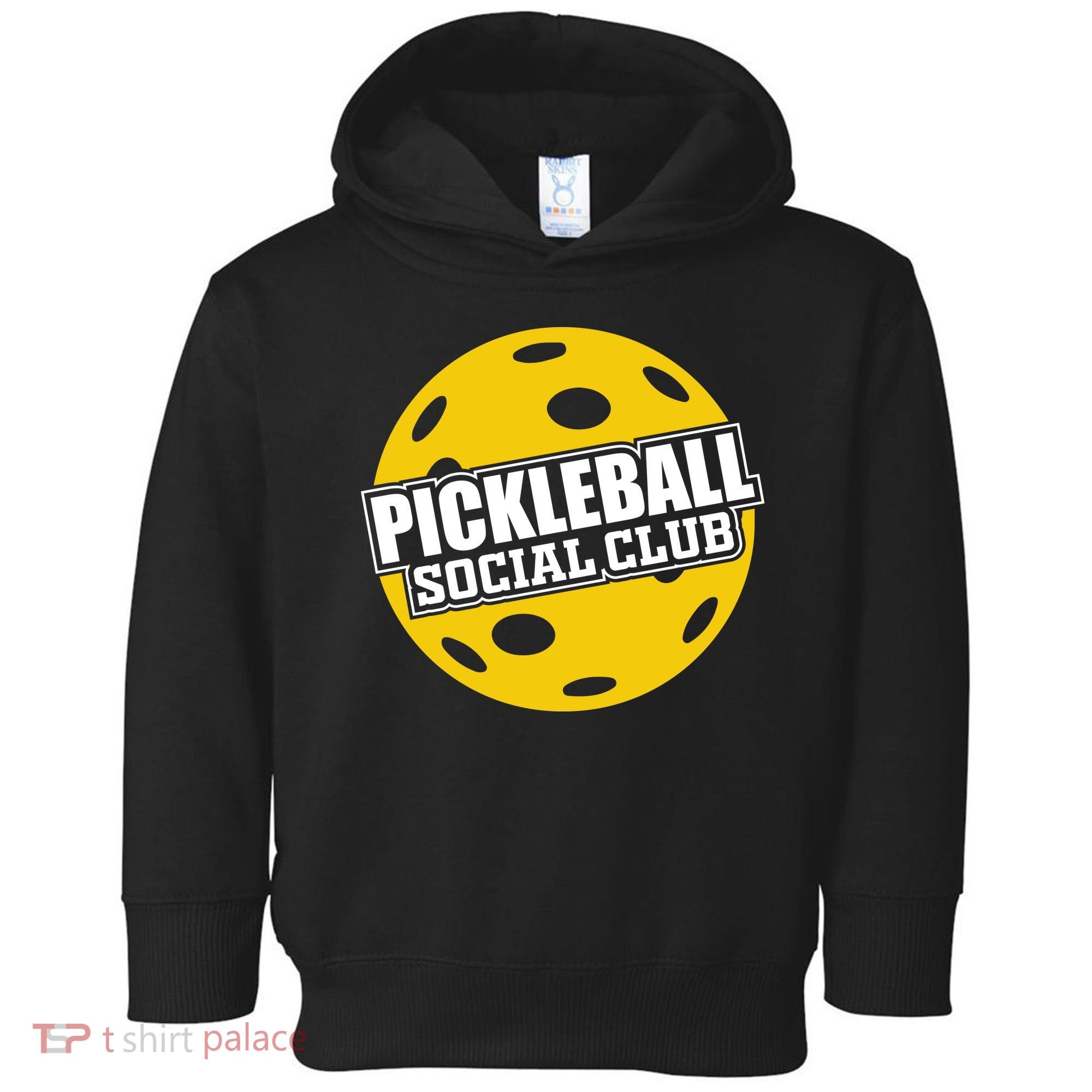 Pickleball Social Club Pickleball Gift Toddler Hoodie