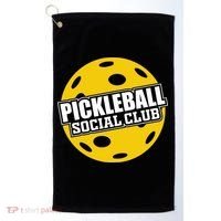 Pickleball Social Club Pickleball Gift Golf Towel thumb 0