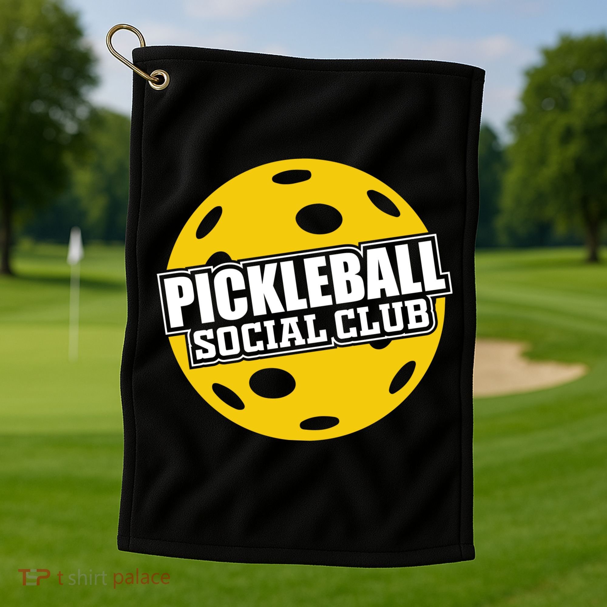 Pickleball Social Club Pickleball Gift Golf Towel