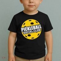 Pickleball Social Club Pickleball Gift Toddler T-Shirt thumb 2
