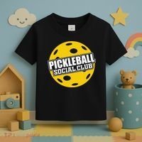 Pickleball Social Club Pickleball Gift Toddler T-Shirt thumb 3