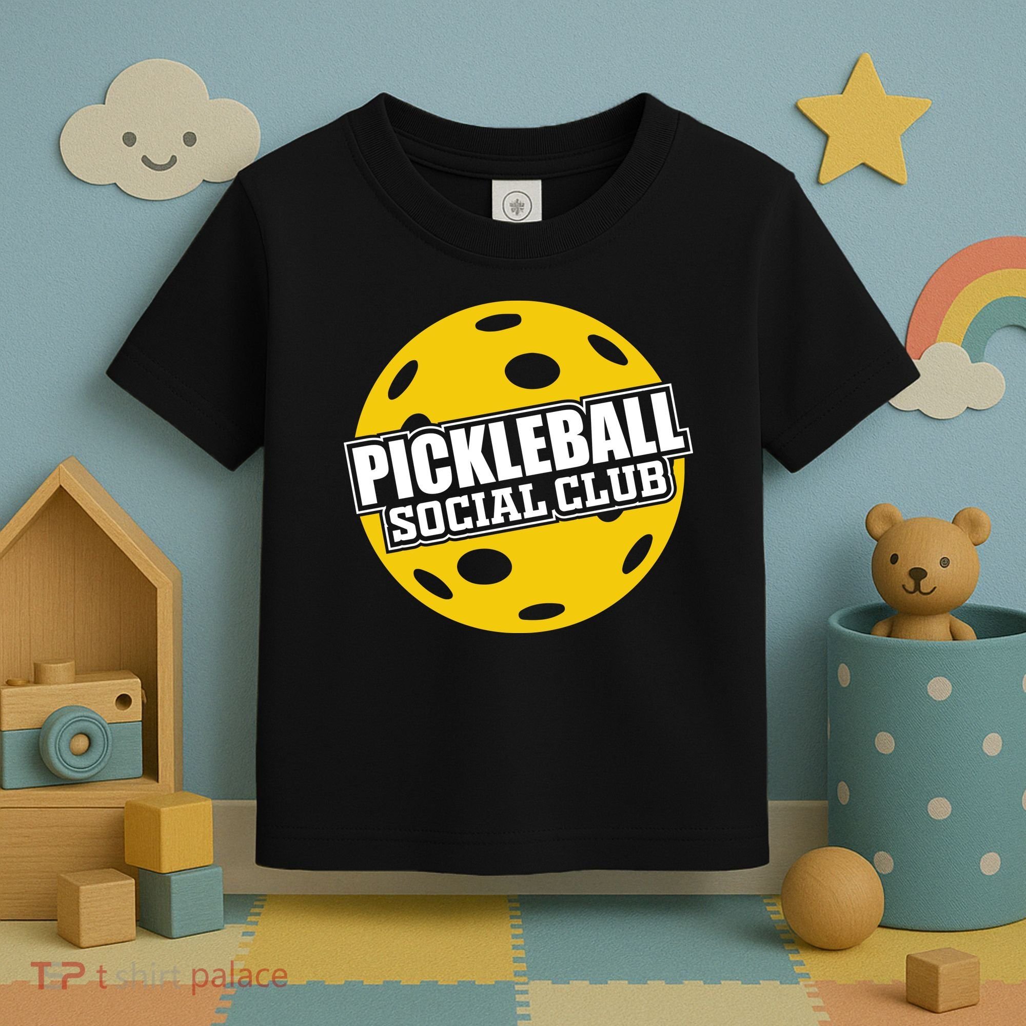 Pickleball Social Club Pickleball Gift Toddler T-Shirt
