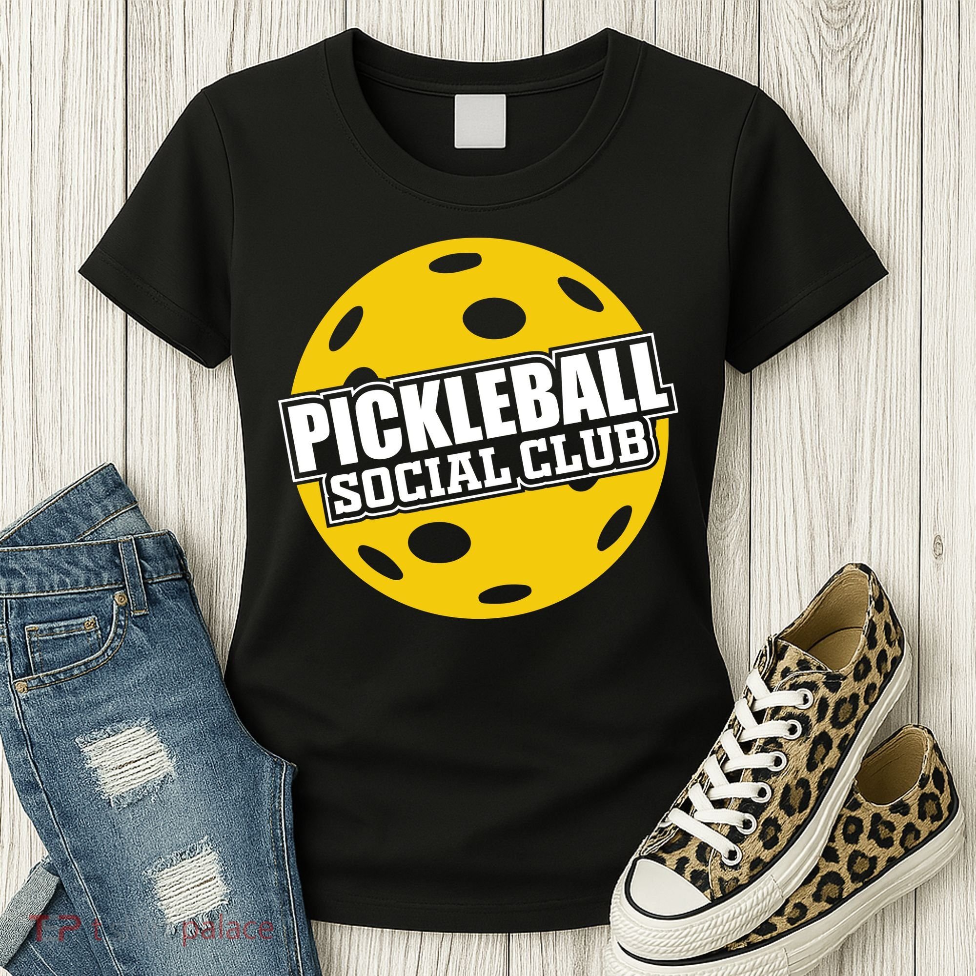 Pickleball Social Club Pickleball Gift Women's T-Shirt