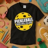 Pickleball Social Club Pickleball Gift Kids T-Shirt thumb 3