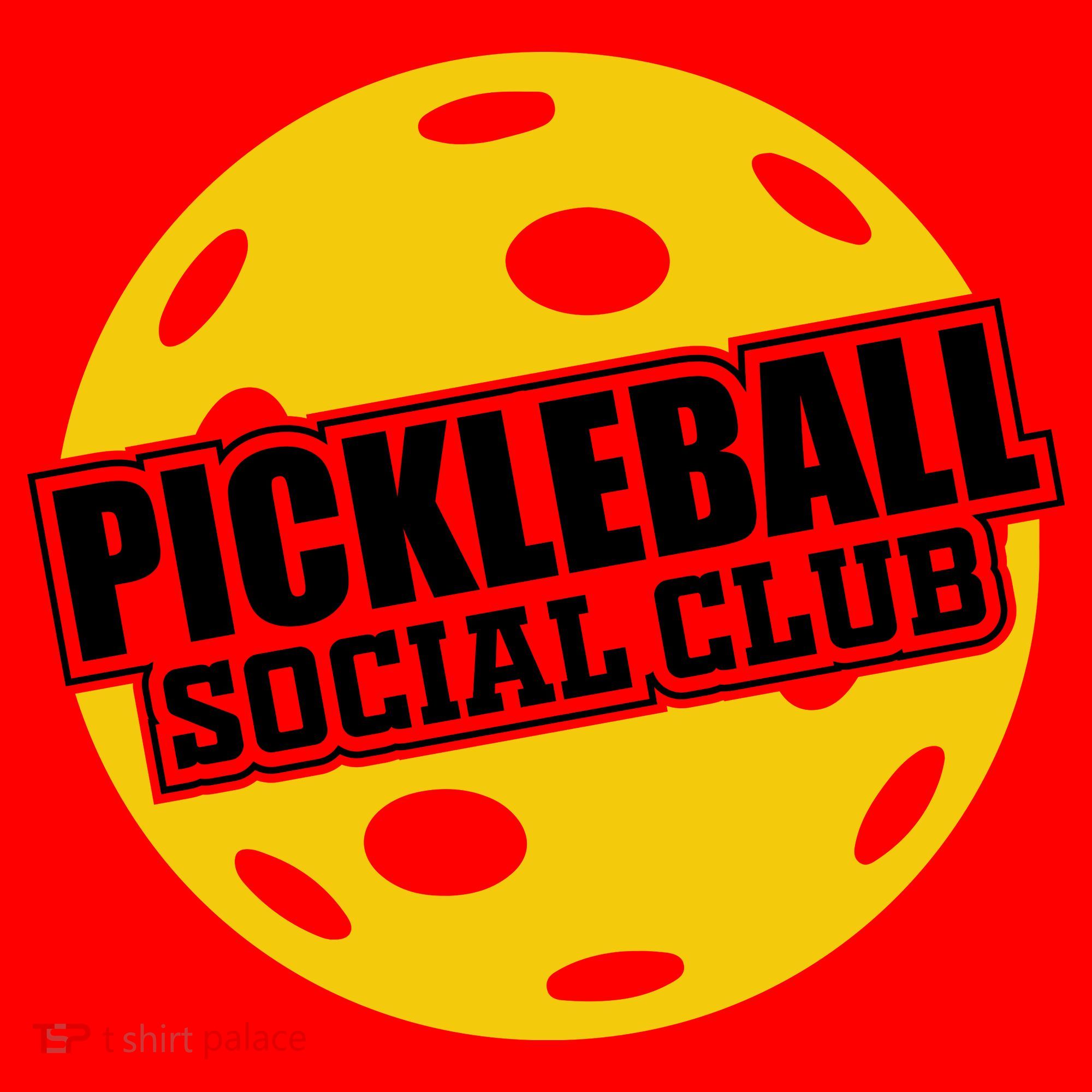 Pickleball Social Club Pickleball Gift Santa Hat