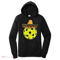 Pickleball Sombrero Cinco De Mayo Fiesta Sport Mexican Women's Hoodie thumb 0