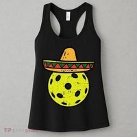 Pickleball Sombrero Cinco De Mayo Fiesta Sport Mexican Women's Tank Top thumb 3