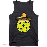 Pickleball Sombrero Cinco De Mayo Fiesta Sport Mexican Tank Top thumb 0