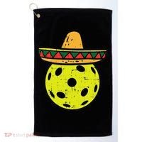 Pickleball Sombrero Cinco De Mayo Fiesta Sport Mexican Golf Towel thumb 0