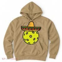 Pickleball Sombrero Cinco De Mayo Fiesta Sport Mexican Hoodie thumb 0