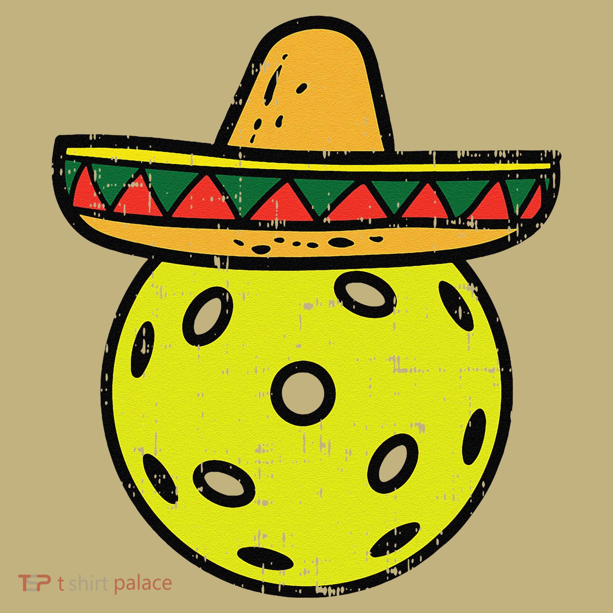 Pickleball Sombrero Cinco De Mayo Fiesta Sport Mexican Sweatshirt