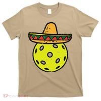 Pickleball Sombrero Cinco De Mayo Fiesta Sport Mexican T-Shirt thumb 0