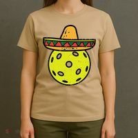 Pickleball Sombrero Cinco De Mayo Fiesta Sport Mexican T-Shirt thumb 4