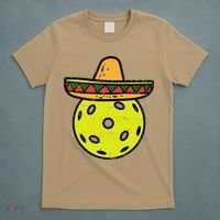 Pickleball Sombrero Cinco De Mayo Fiesta Sport Mexican T-Shirt thumb 5
