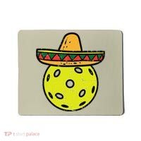 Pickleball Sombrero Cinco De Mayo Fiesta Sport Mexican Mousepad thumb 0
