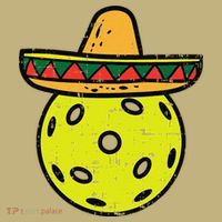 Pickleball Sombrero Cinco De Mayo Fiesta Sport Mexican Mousepad thumb 1