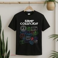 Passport Stamp Collector Wanderer And Adventurer T-Shirt thumb 2