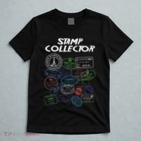 Passport Stamp Collector Wanderer And Adventurer T-Shirt thumb 5