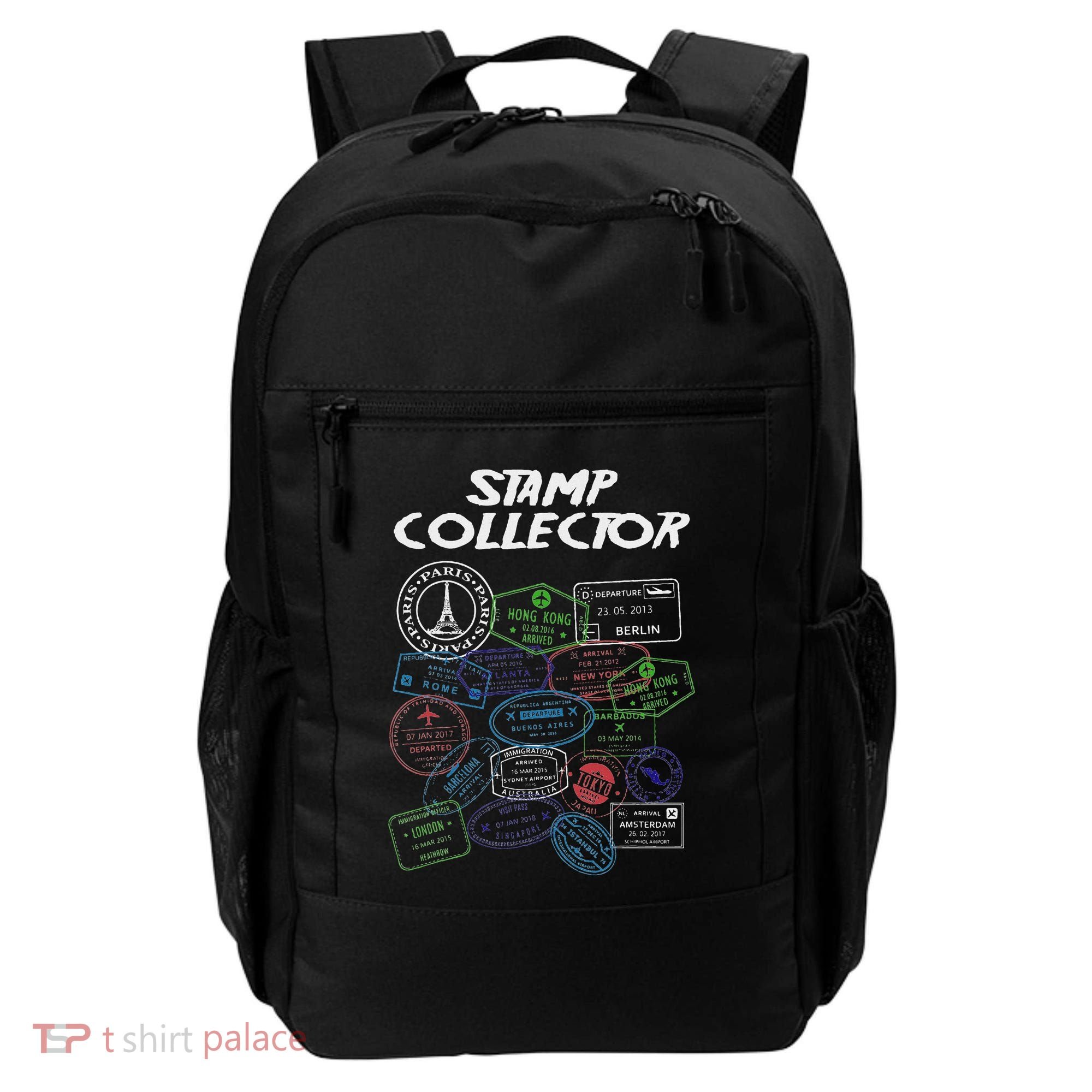 Passport Stamp Collector Wanderer And Adventurer Backpack