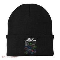 Passport Stamp Collector Wanderer And Adventurer Beanie thumb 0