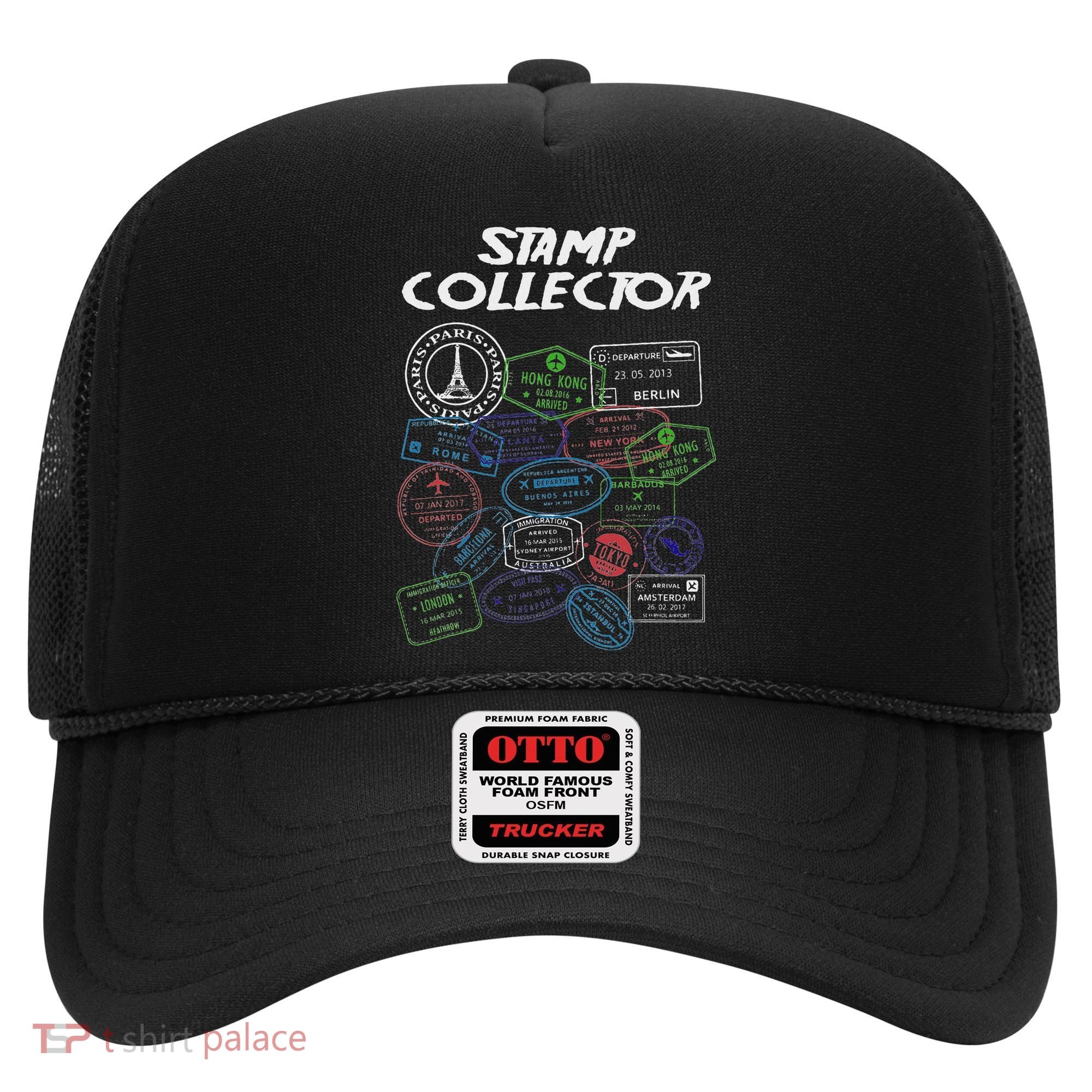 Passport Stamp Collector Wanderer And Adventurer Hat