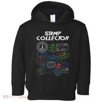 Passport Stamp Collector Wanderer And Adventurer Toddler Hoodie thumb 0