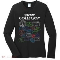 Passport Stamp Collector Wanderer And Adventurer Women's Long Sleeve Shirt thumb 0