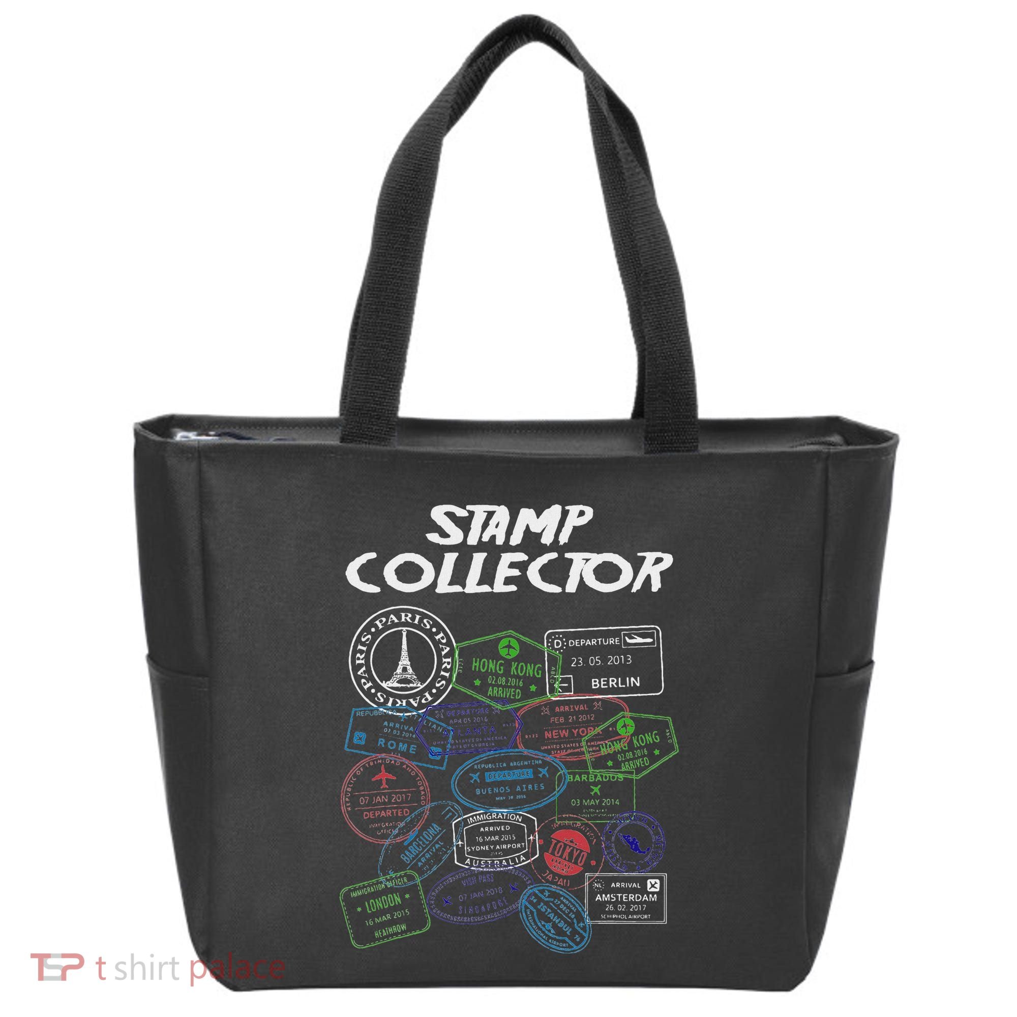 Passport Stamp Collector Wanderer And Adventurer Tote Bag