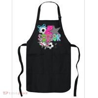 Preppy Soccer Coquette Checkered Star Mama Apron thumb 0