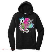 Preppy Soccer Coquette Checkered Star Mama Women's Hoodie thumb 0
