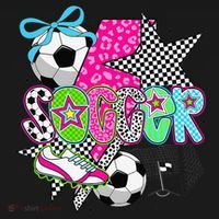 Preppy Soccer Coquette Checkered Star Mama Visor thumb 3