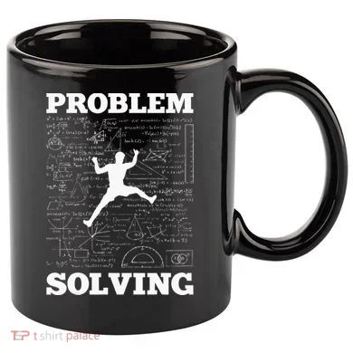 Problem Solving Climber Rock Climbing Bouldering Pun Funny 11oz C Handle Ceramic Mug