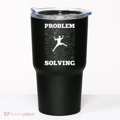 Problem Solving Climber Rock Climbing Bouldering Pun Funny Tumbler