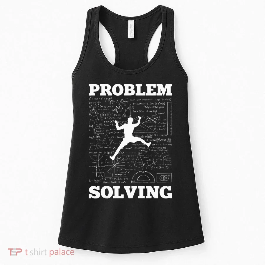 Problem Solving Climber Rock Climbing Bouldering Pun Funny Women's Tank Top