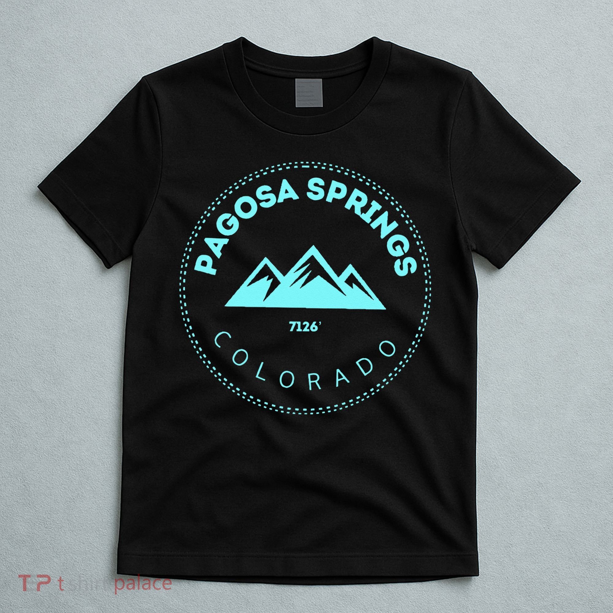 Pagosa Springs Colorado Mountain Town Elevated CO Skiing T-Shirt