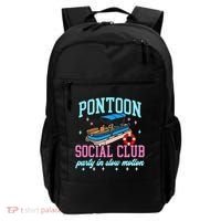Pontoon Social Club Party In Slow Motion Pontoon Boat Backpack thumb 0