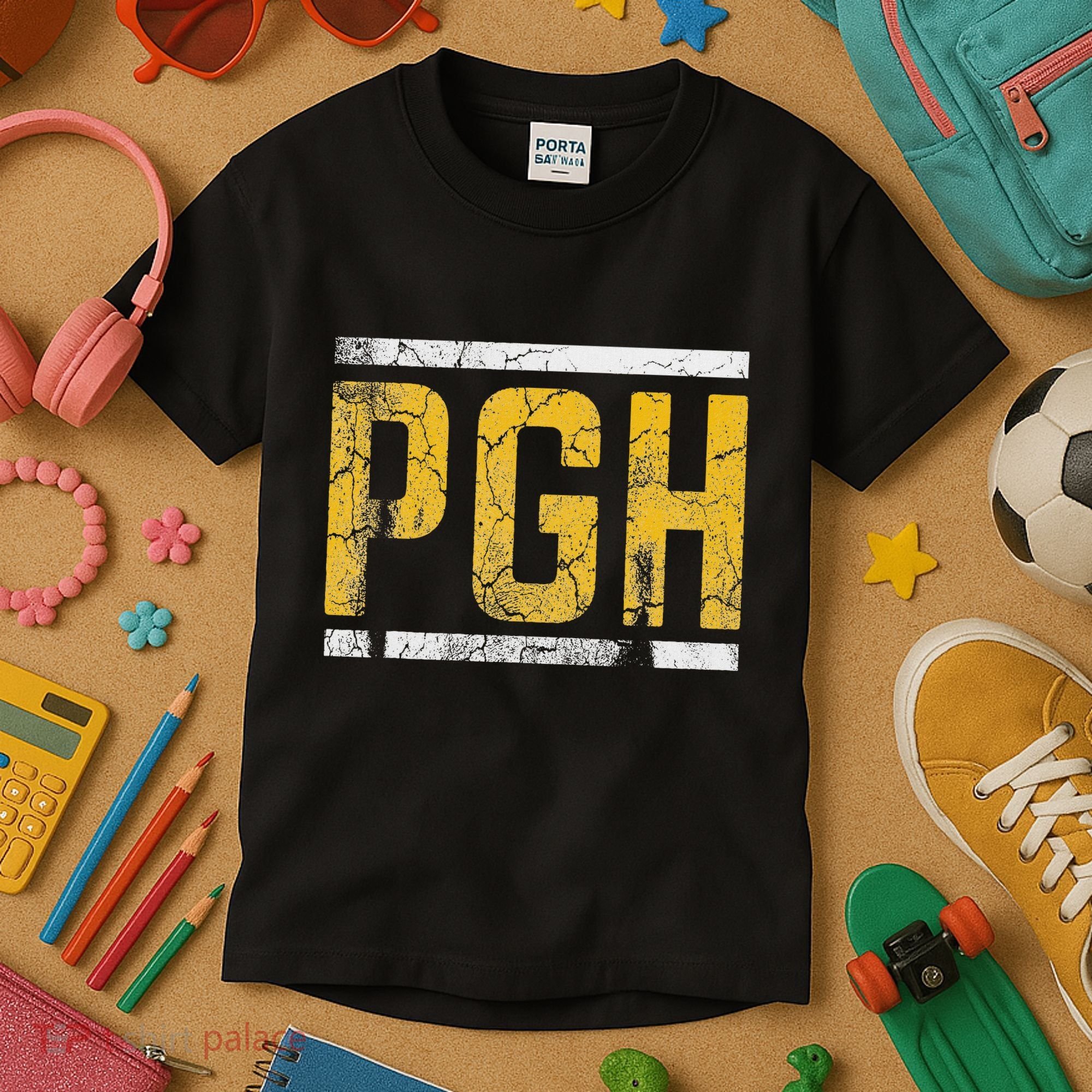 Pittsburgh Steel City Pennsylvania 412 Home Kids T-Shirt