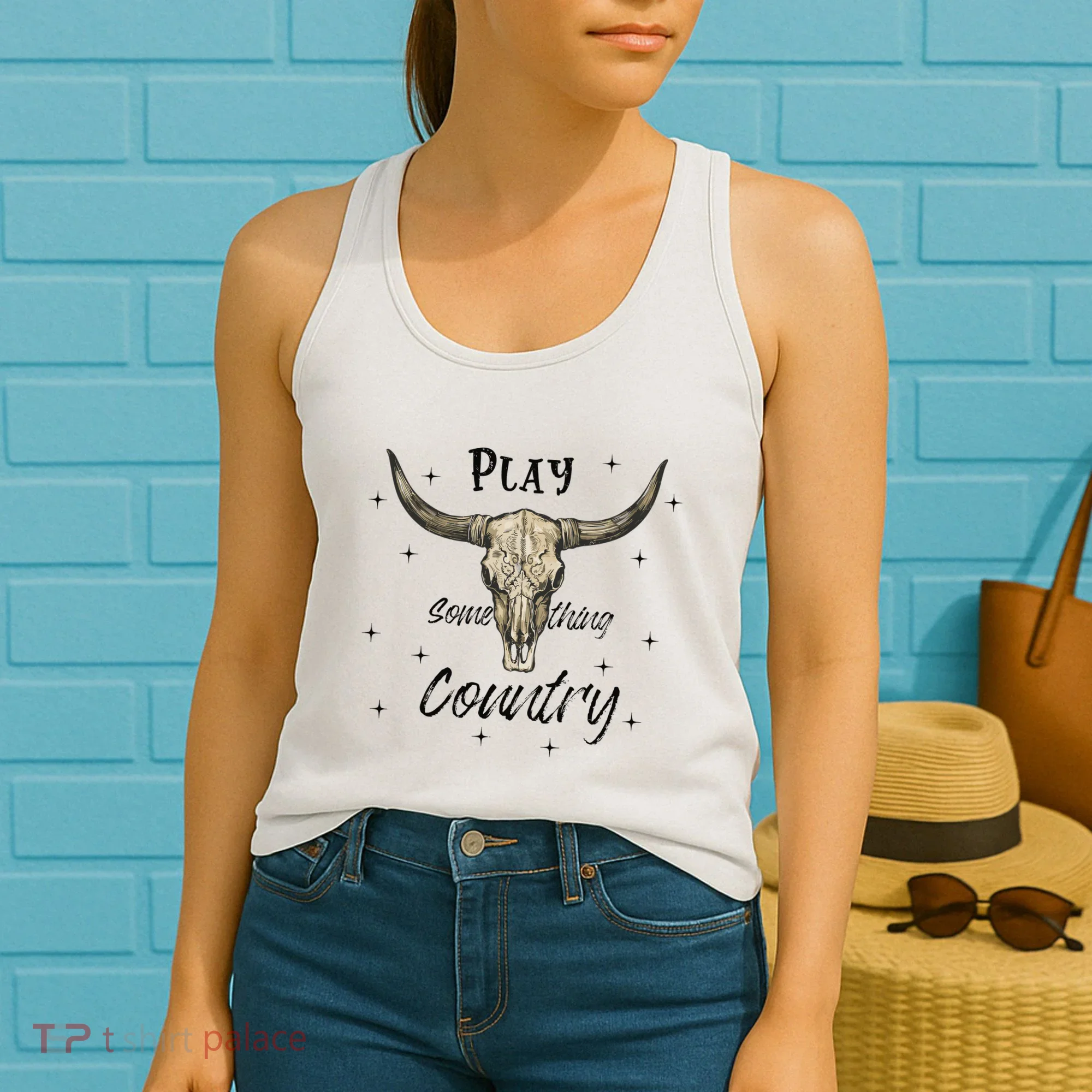 Play Something Country Women's Tank Top