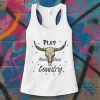 Play Something Country Women's Tank Top thumb 3