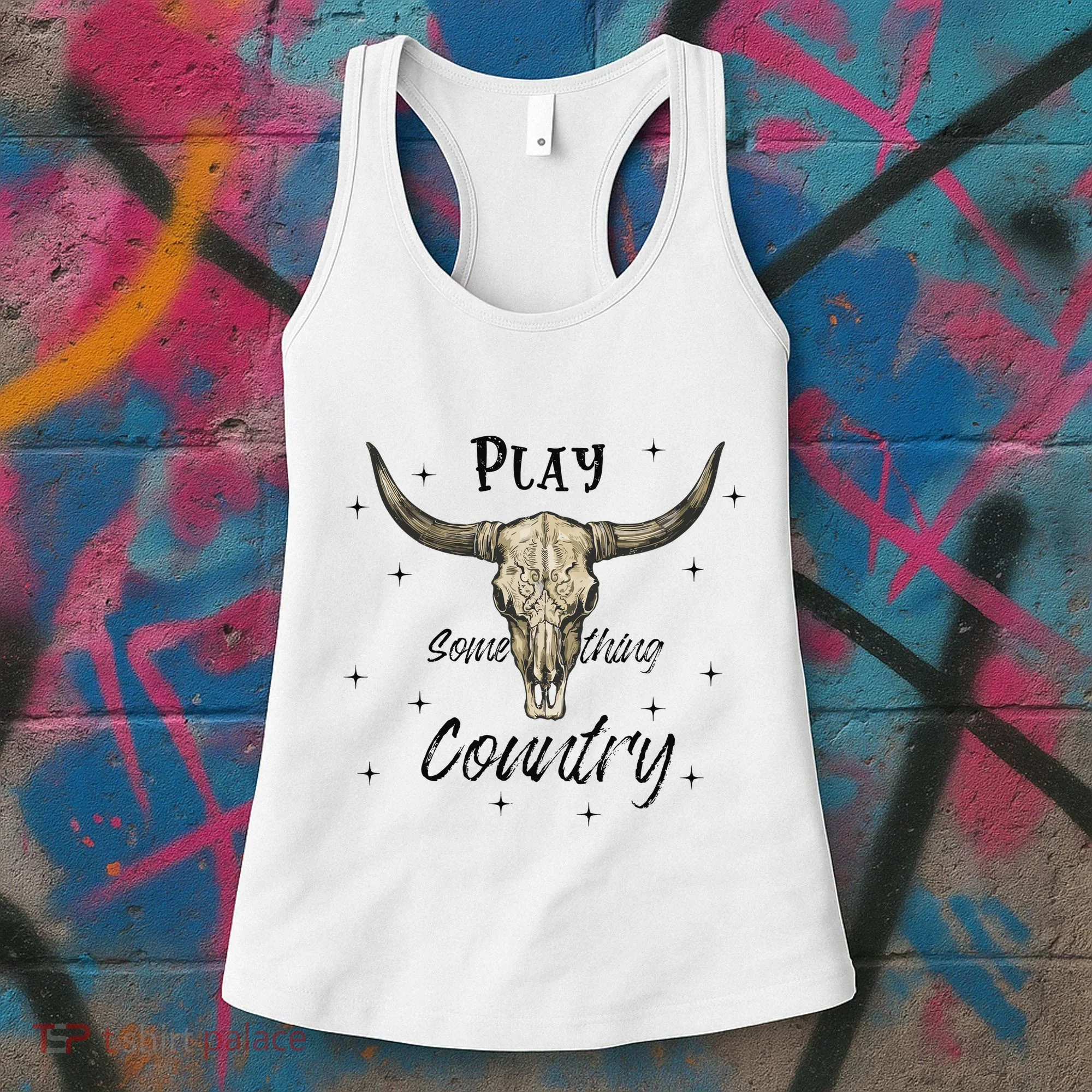 Play Something Country Women's Tank Top
