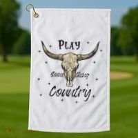 Play Something Country Golf Towel thumb 1
