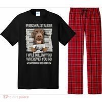 Personal Stalker Chocolate Labrador Lab Pajama Set thumb 0