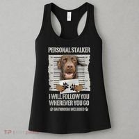 Personal Stalker Chocolate Labrador Lab Women's Tank Top thumb 3
