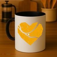 Pittsburgh Steel City Broken Heart Coffee Mug thumb 4