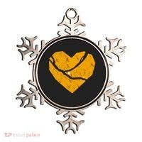 Pittsburgh Steel City Broken Heart Ornament thumb 0