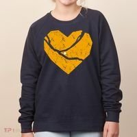 Pittsburgh Steel City Broken Heart Women's Sweatshirt thumb 0