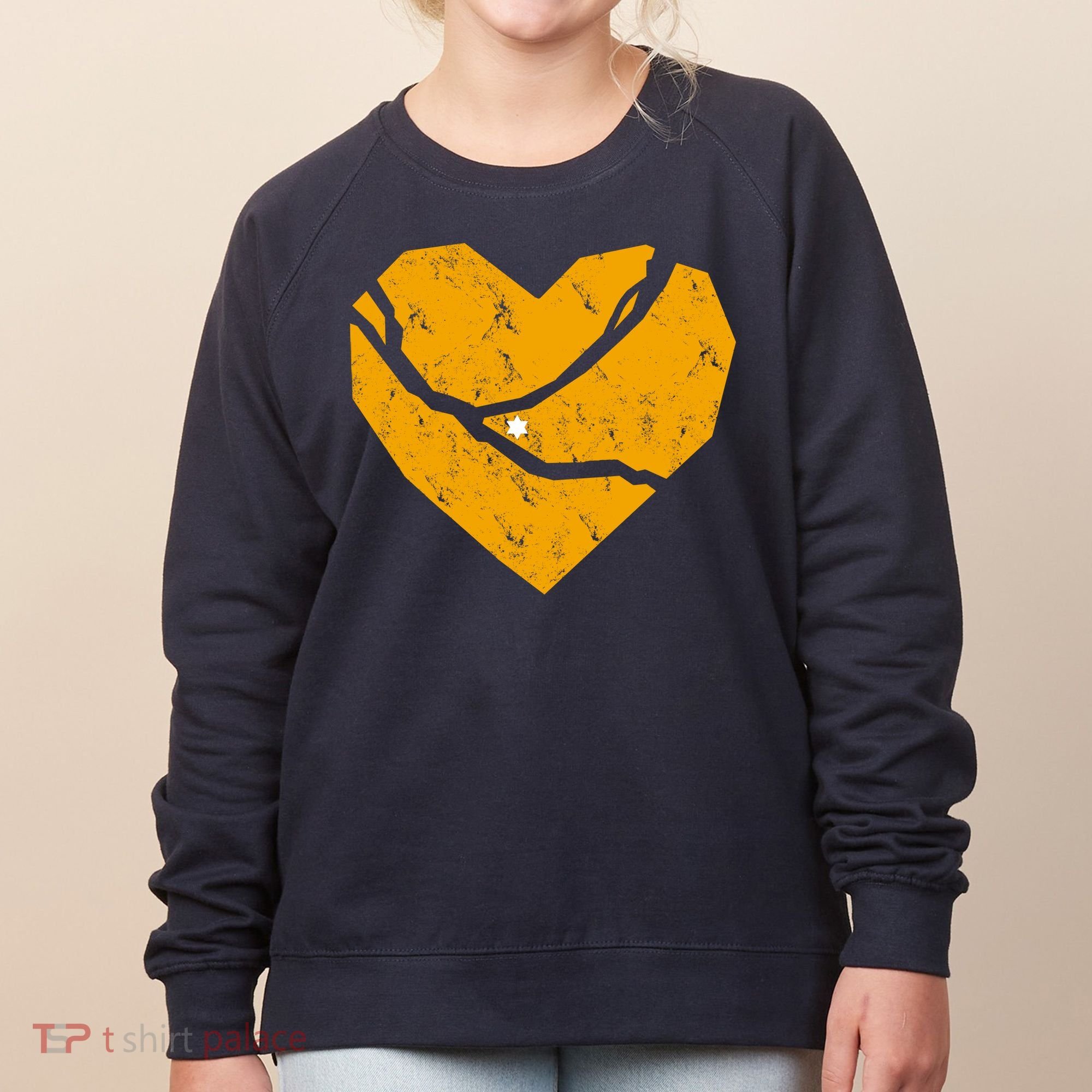 Pittsburgh Steel City Broken Heart Women's Sweatshirt
