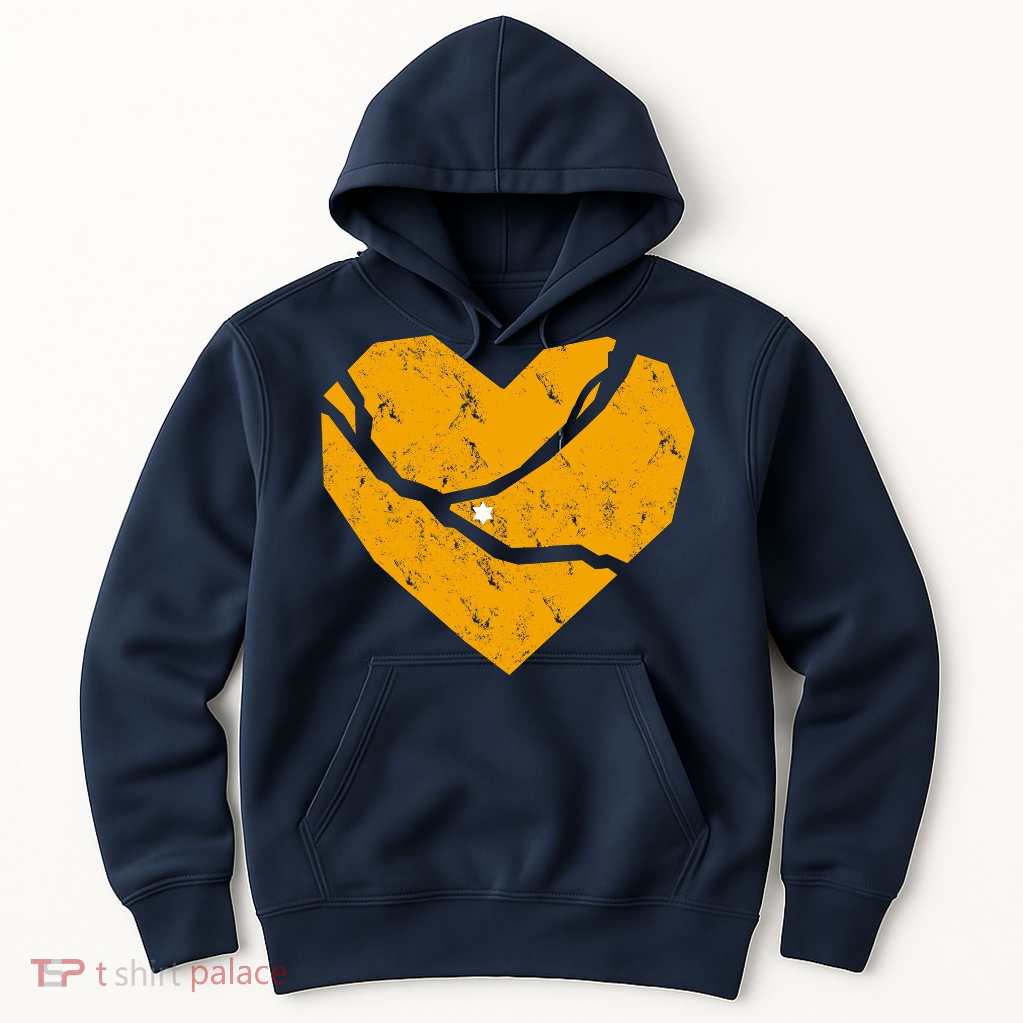 Pittsburgh Steel City Broken Heart Hoodie